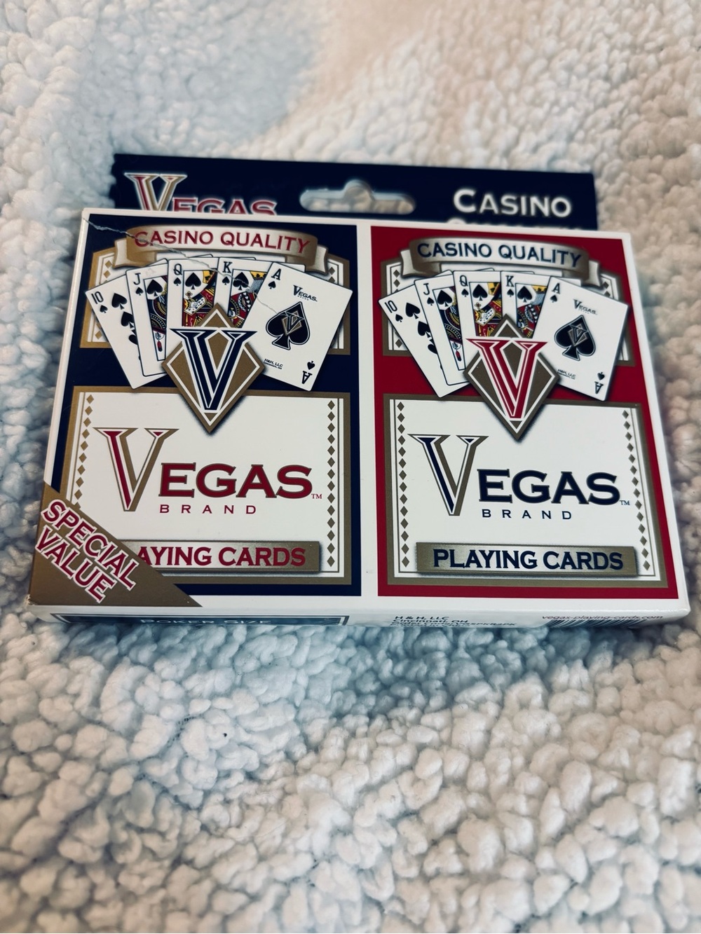 Vegas Poker Casino Quality 2-Pack Playing Cards by Hartwell Holdings